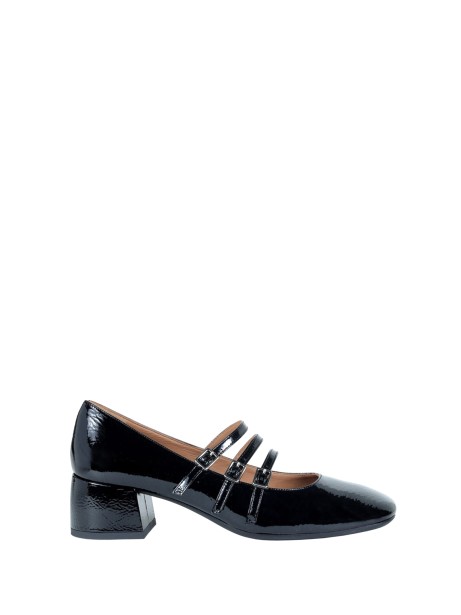 Mary Jane Pumps in Black Patent