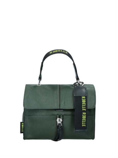 Mini bag Chloe Satchel verde in pelle