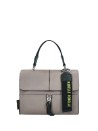 Mini bag Chloe Satchel grigio in pelle