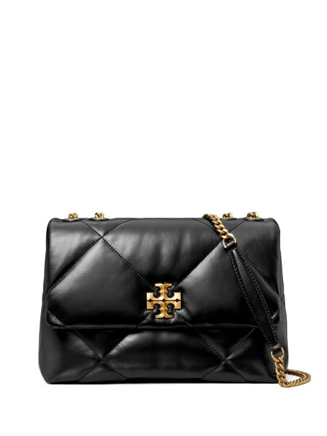 Kira Black Leather Crossbody Bag