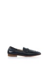 Leather loafer with fringe detail