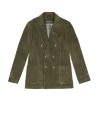 Green Men's Double Breasted Jacket