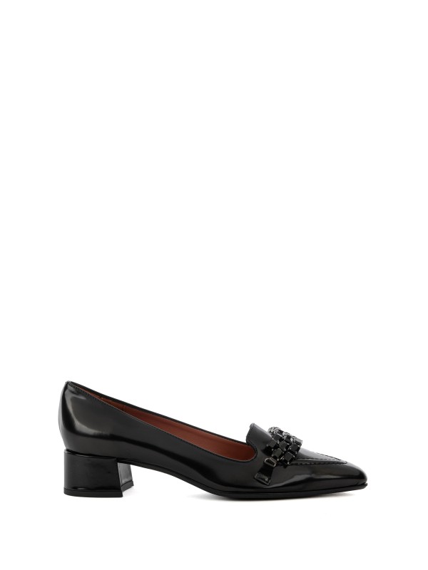 Leather Pump with Accessory Leather Pump with Accessory