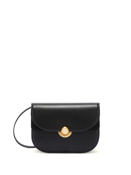 Sfera shoulder bag black in smooth leather