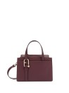 Boston S Chianti Leather Satchel Bag