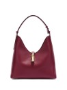 Shopping bag Goccia M cherry leather