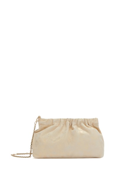 Pochette gold with chain shoulder strap