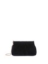 Black Clutch with Chain Shoulder Strap