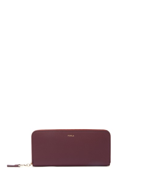 Zip Around Wallet Chianti Leather