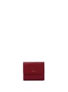 Goccia M Cherry Leather Wallet