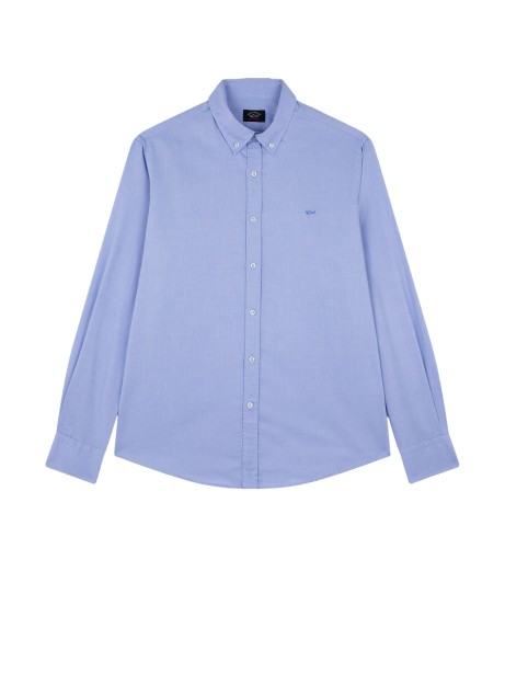 Oxford Shirt in Blue with Logo