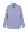 Camicia oxford bluette con logo