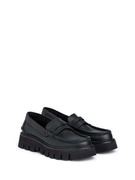 Mocassino nero in pelle 2