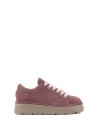 Sneaker donna in nabuk rosa