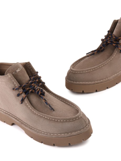 Men's P99 walnut suede ankle boot