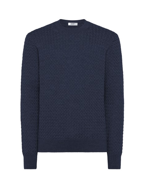 Men's Blue Crewneck Sweater