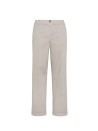 Pantalone tortora in cotone stretch