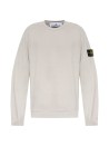 Crewneck Sweatshirt Light Grey With Logo