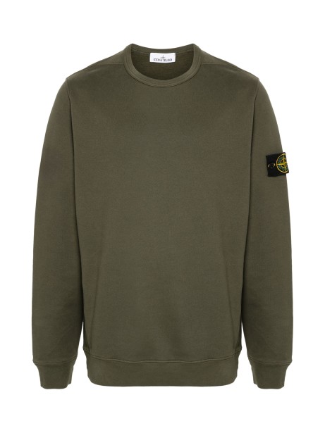 Moss Crewneck Sweatshirt with Logo