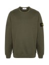 Moss Crewneck Sweatshirt with Logo