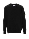 Anthracite Crewneck Sweater with Logo