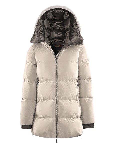 Women's Quilted Down Jacket with Hood