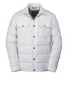 Men's Quilted Down Jacket with Buttons