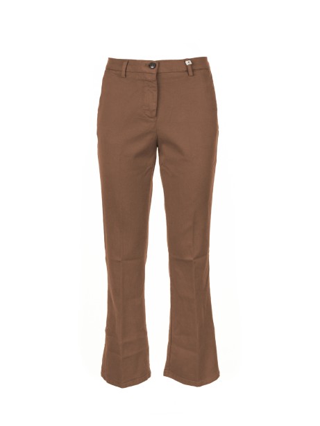 Women's Brown Flared Trousers