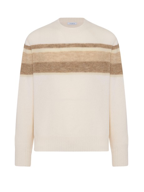 Butter Striped Crewneck Sweater