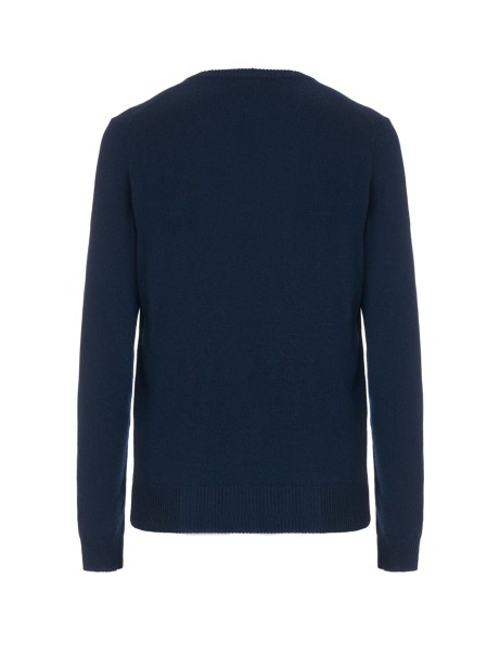 Maglia girocollo blu 2