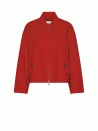 Red Jacket with Collar and Zip