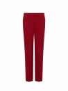 Pantalone a vita alta donna rosso