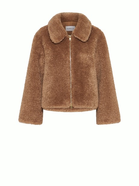 Brown Teddy Jacket with Zip