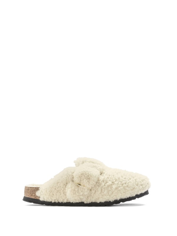 Boston Big Buckle sabot in shearling Boston Big Buckle sabot in shearling