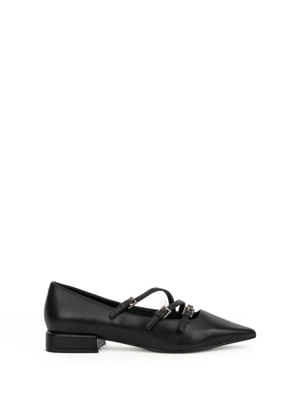 Black Leather Ballerina Black Leather Ballerina
