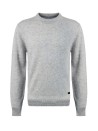 Men's Crew Neck Sweater Light Grey