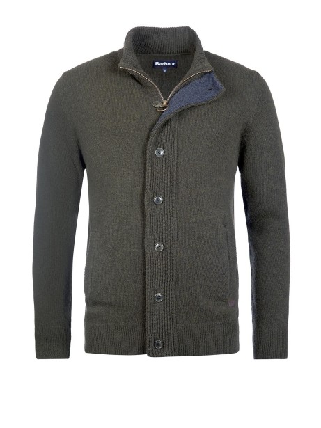 Maglione con zip Patch uomo