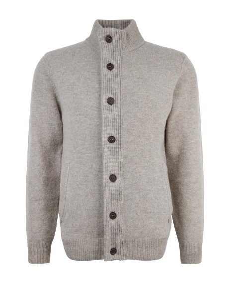 Maglione con zip Patch uomo