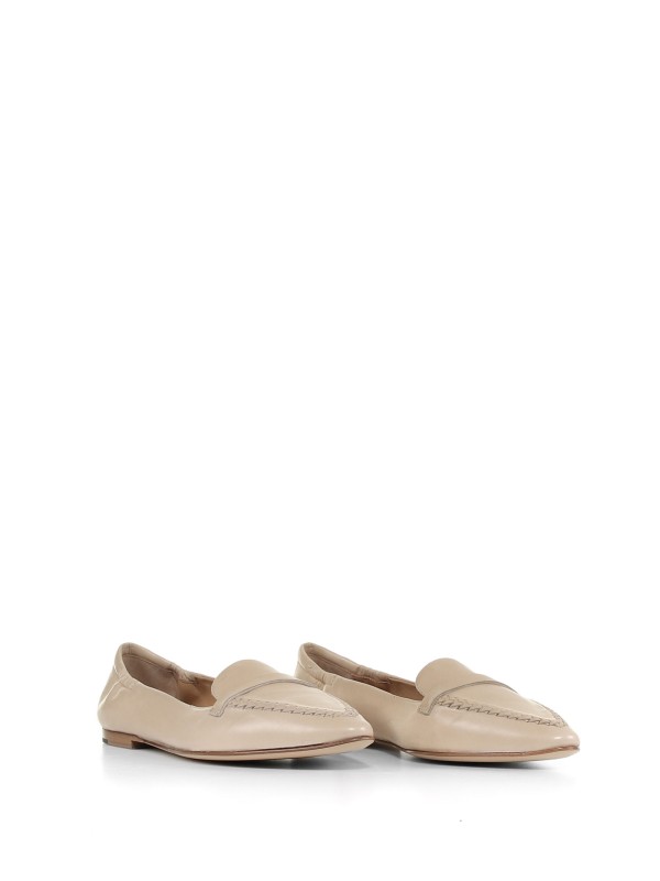 Ava loafer in nappa leather with fringes