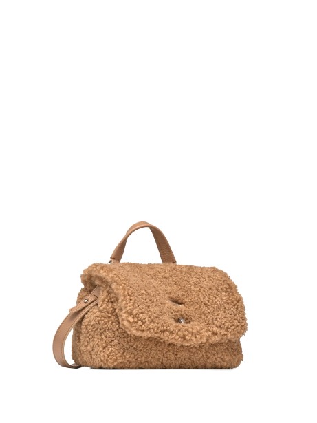 Dolly Baby Brown Teddy Postina Bag with Shoulder Strap 2