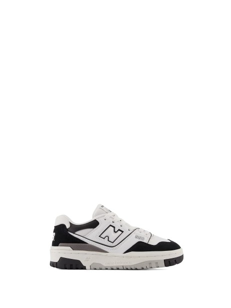 Sneaker junior 550  bianco nera