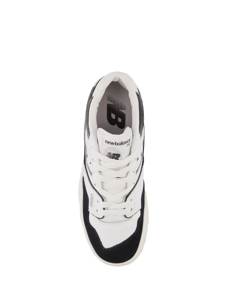 Sneaker junior 550  bianco nera