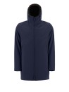 Men's parka with regular fit hood