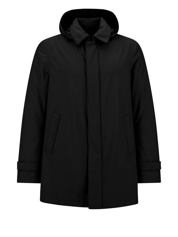 Men's Black Jacket with Hood Men's Black Jacket with Hood