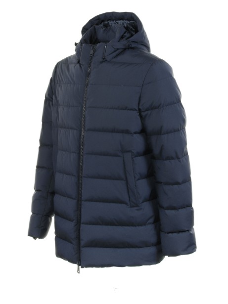 Men's Down Jacket Blue with Padded Design 2