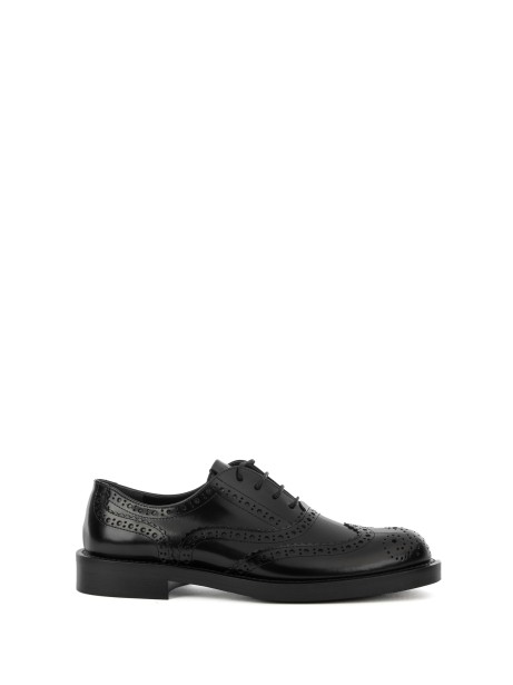 Black Leather Oxford