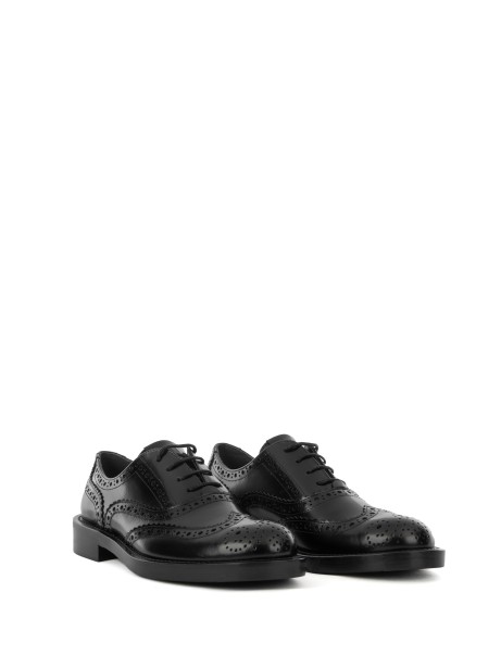 Black Leather Oxford