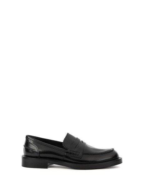 Black leather moccasin Black leather moccasin
