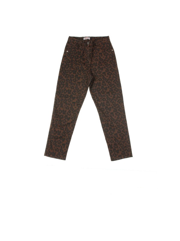 Pantalone ragazza animalier Pantalone ragazza animalier