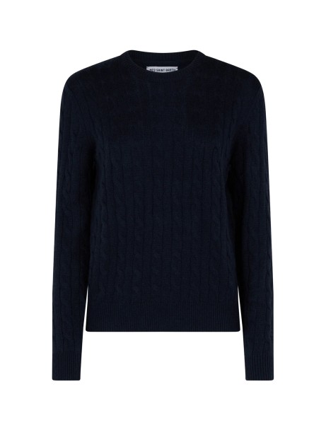 Navy Blue Crewneck Sweater